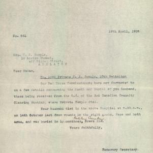 Soldier packet page