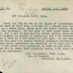 Soldier packet page