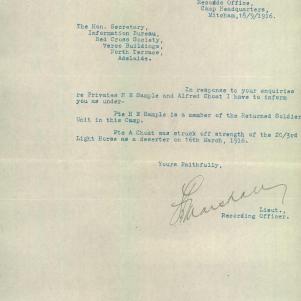 Soldier packet page