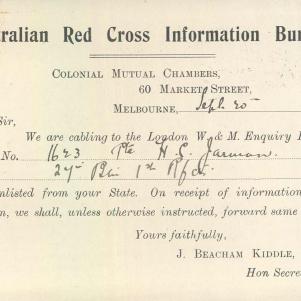 Soldier packet page