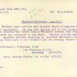 Soldier packet page