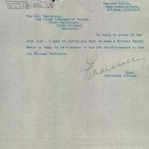Soldier packet page