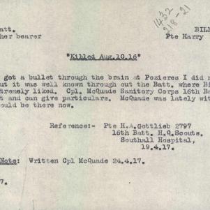 Soldier packet page