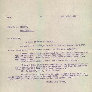 Soldier packet page