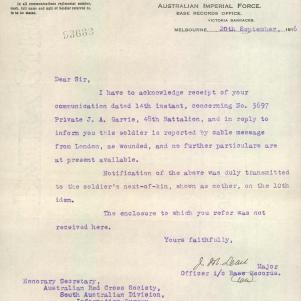 Soldier packet page