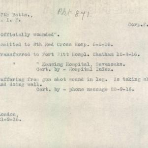 Soldier packet page