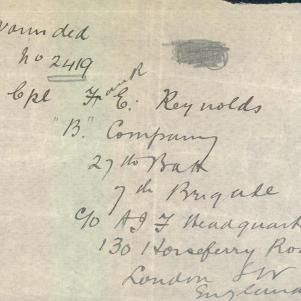 Soldier packet page