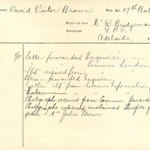 Soldier packet page