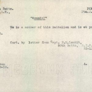 Soldier packet page