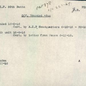 Soldier packet page