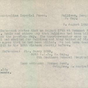 Soldier packet page