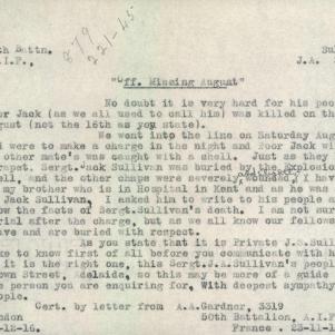 Soldier packet page