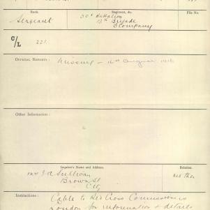 Soldier packet page