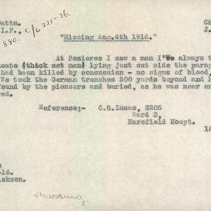 Soldier packet page