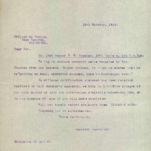 Soldier packet page