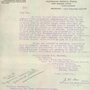 Soldier packet page