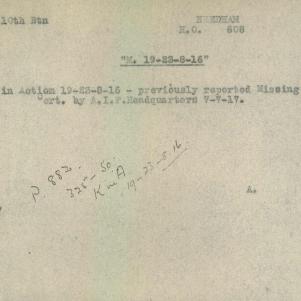 Soldier packet page