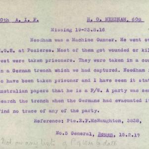 Soldier packet page