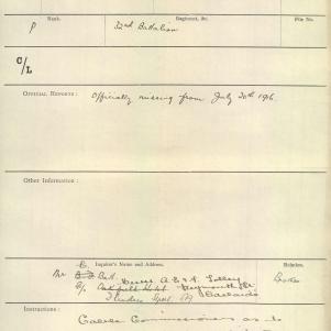 Soldier packet page