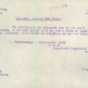 Soldier packet page
