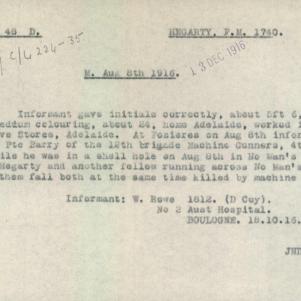 Soldier packet page