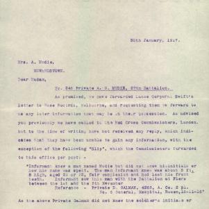 Soldier packet page