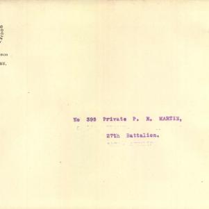 Soldier packet page