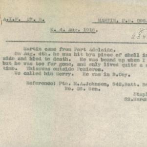 Soldier packet page