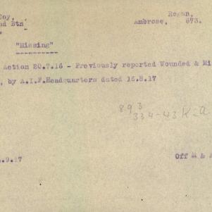 Soldier packet page