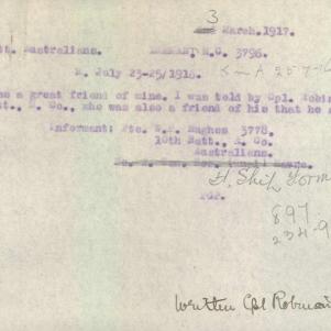 Soldier packet page