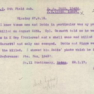 Soldier packet page