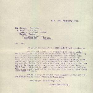 Soldier packet page