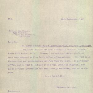 Soldier packet page