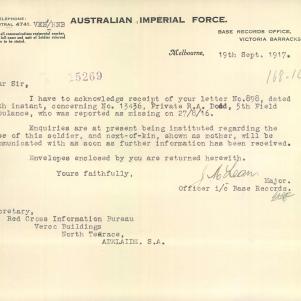 Soldier packet page