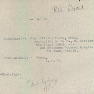 Soldier packet page