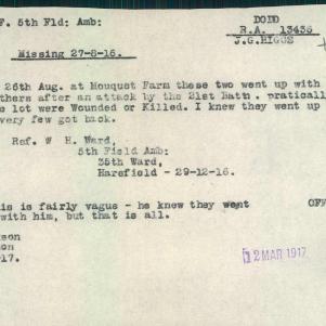 Soldier packet page