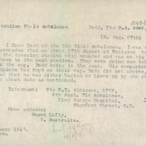 Soldier packet page