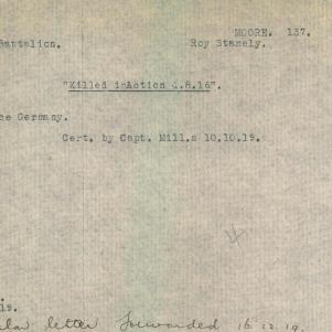 Soldier packet page