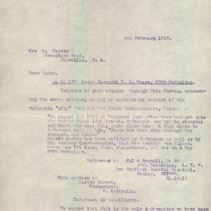 Soldier packet page