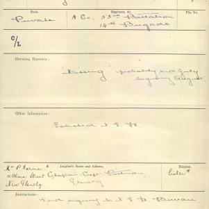 Soldier packet page