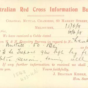 Soldier packet page