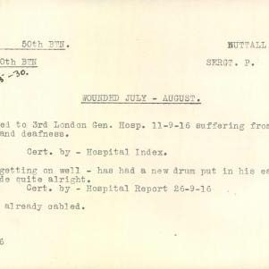 Soldier packet page