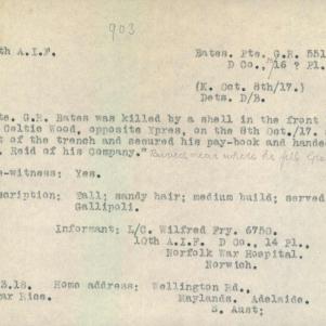 Soldier packet page