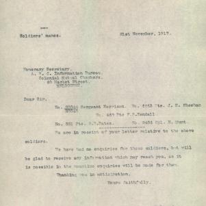 Soldier packet page