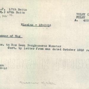 Soldier packet page