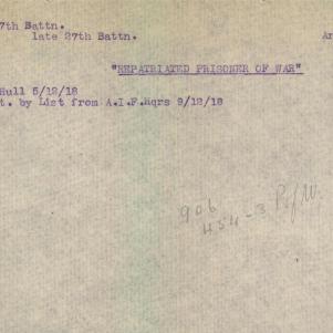 Soldier packet page