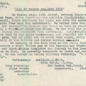 Soldier packet page
