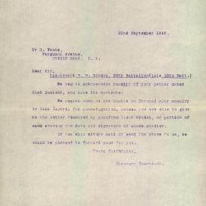 Soldier packet page