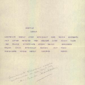 Soldier packet page