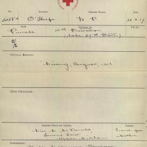 Soldier packet page